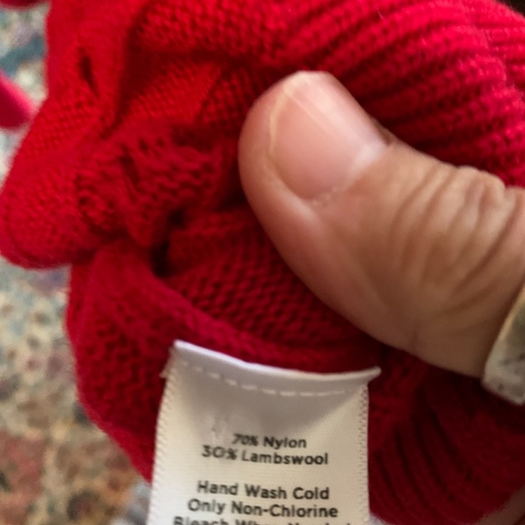 Talbots nylon abs lambs wool crew with cuff buttons. Worn‎ 1x. Perfect condition - Picture 4 of 5